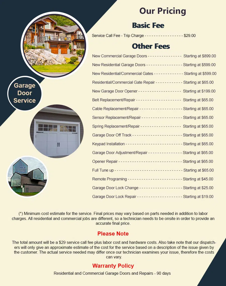 Garage Doors Store Repairs Dallas, TX 469-270-0752